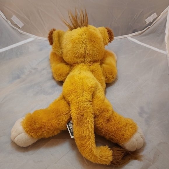 Vintage Mattel The Lion King Floppy Baby Simba 1993 Stuffed Animal Plush Toy EUC - Picture 4 of 10